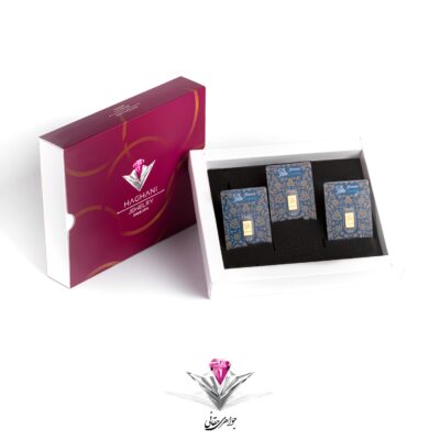 خرید و قیمت پک سه عددی سازمانی و سرمایه گذاری و هدیه شمش پارسیس 1 گرمی طلای 24 عیار